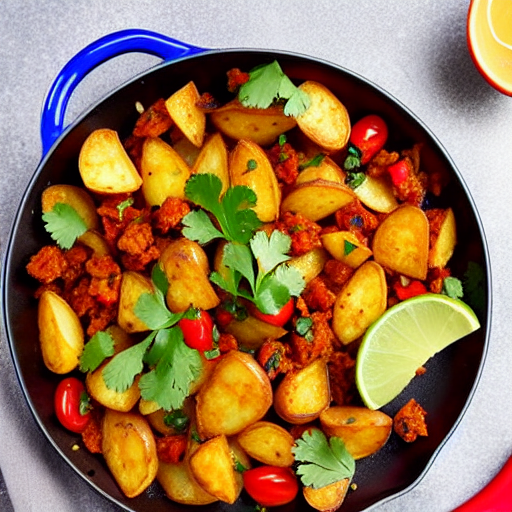 Papas con Chorizo Vegetariano