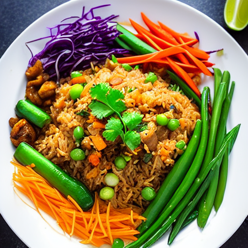 Cơm Xào Hải Sản Chay