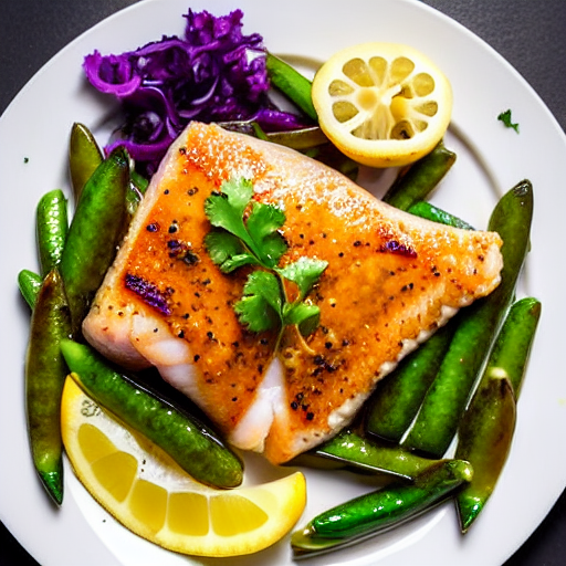Fish with Lemon Sauce
