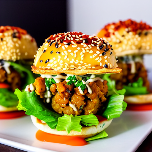 Takoyaki-Inspired Burger
