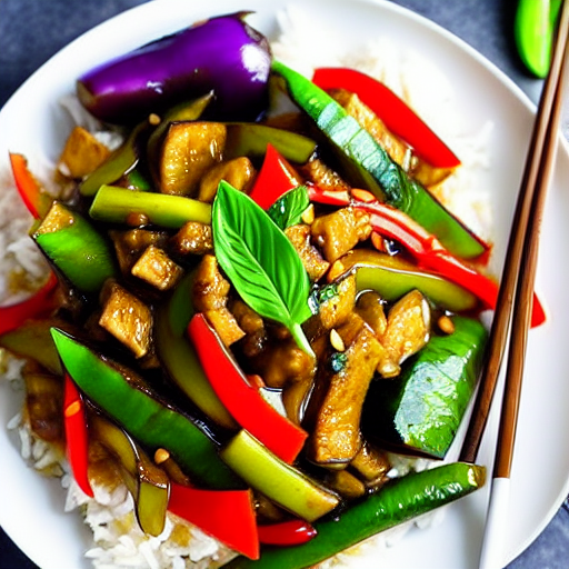 Thai Eggplant Stir-Fry