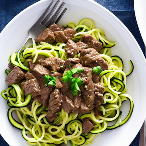 Beef Stroganoff Zoodles