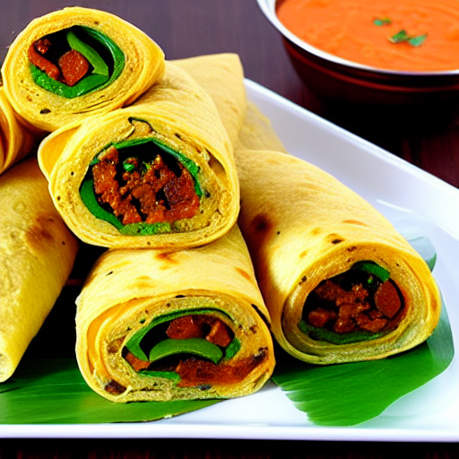 Baked Roti Rolls