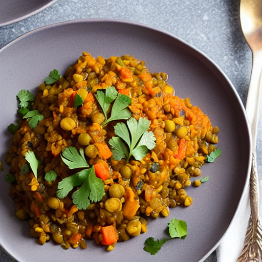 Lentil and Rice Dish
