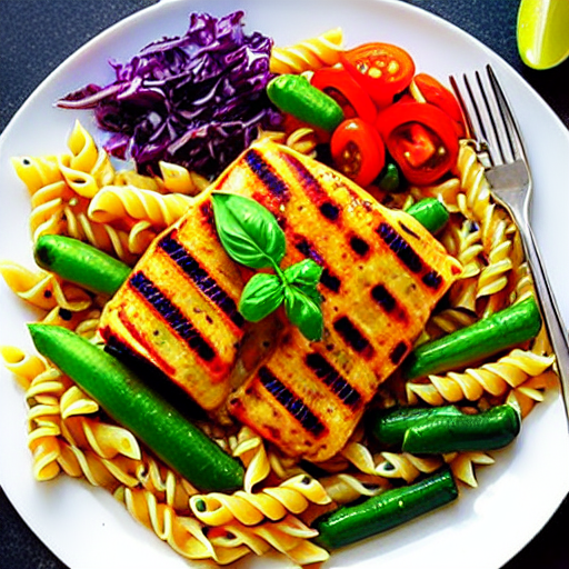 Pasta aux Légumes Grillés