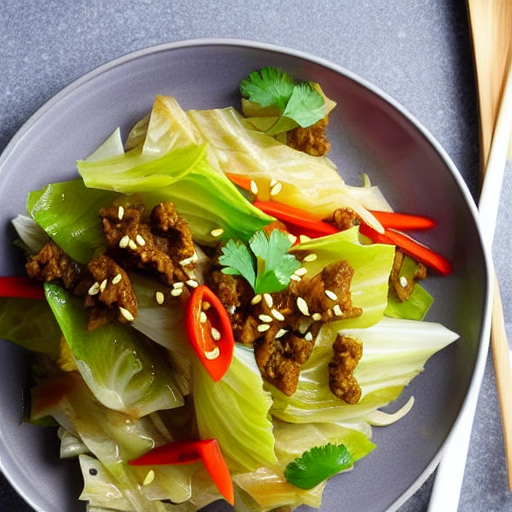 Napa Cabbage Stir-Fry