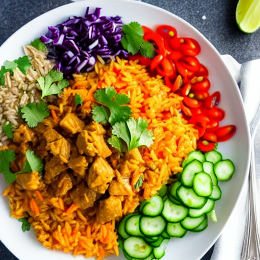 Buffalo Rice Salad