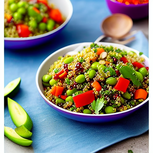 Crispy Vegetable and Quinoa Salad
