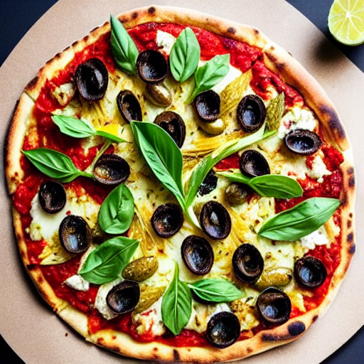 Keto Fennel and Olive Pizza