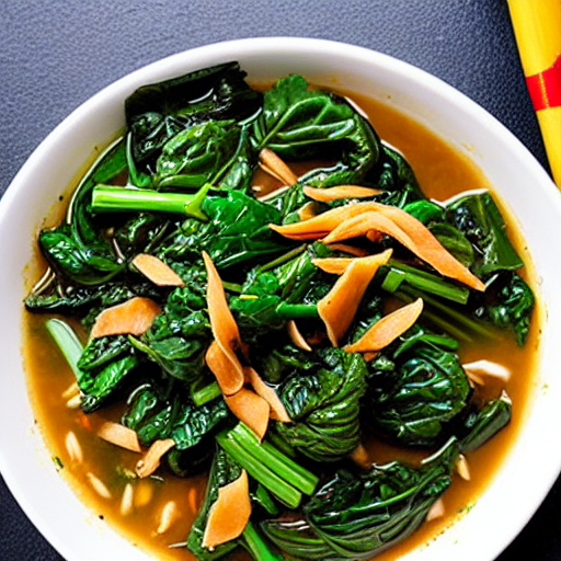 Cải Xanh Xào Tỏi