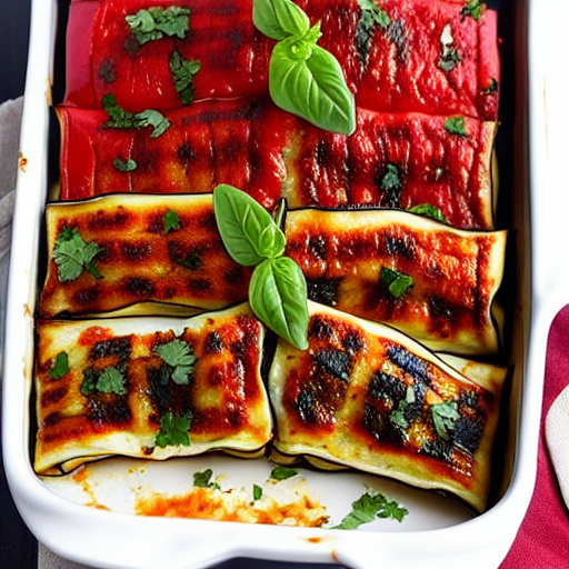 Baked Eggplant Rolls