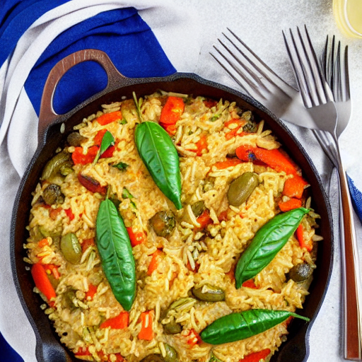 Baked Rice with Vegetables