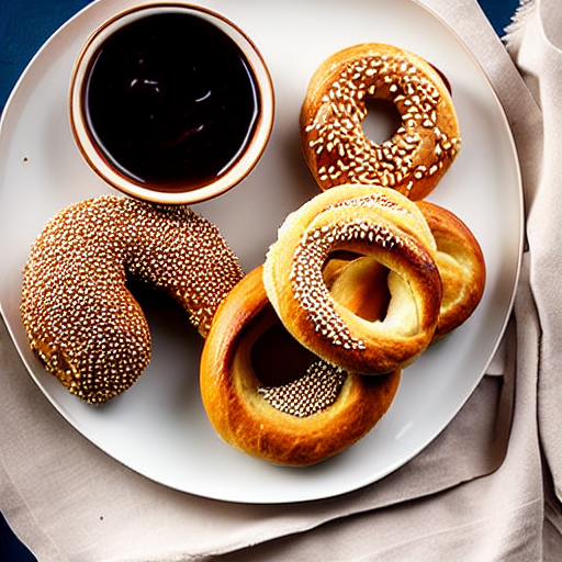 Simit with Tahini
