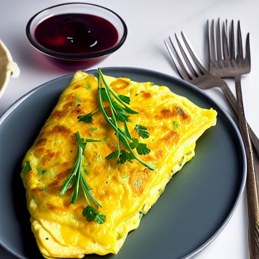 Chive and Cheese Omelette