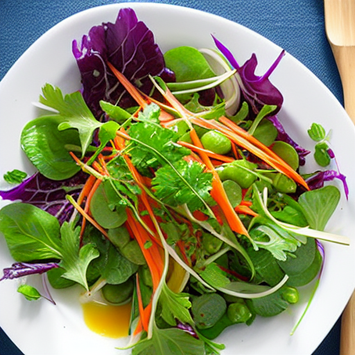 Mizuna Salad