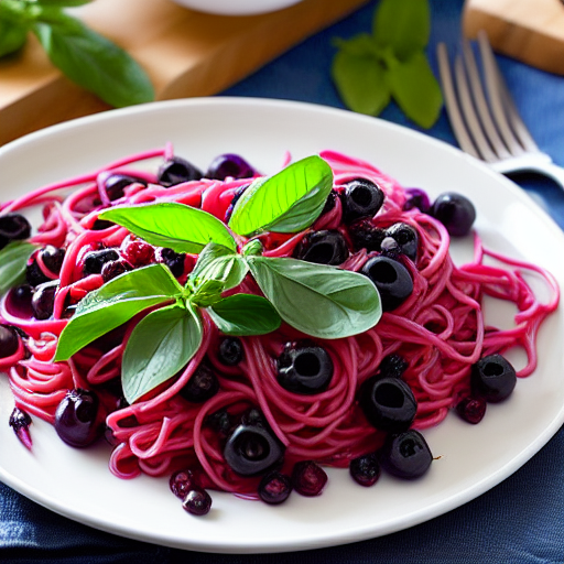 Nez Perce Huckleberry Pasta