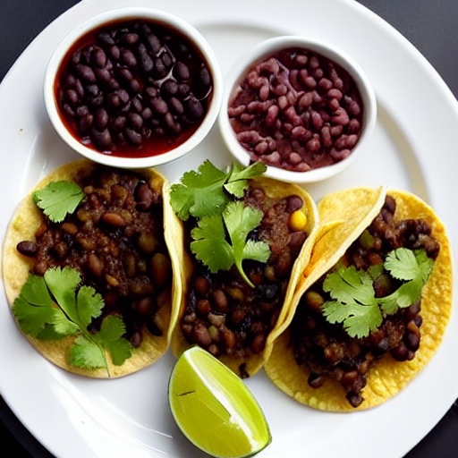 Tacos de Frijoles con Huitlacoche