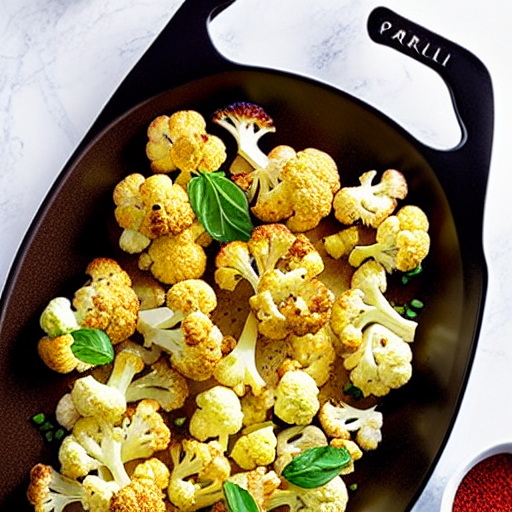 Baked Garlic Parmesan Cauliflower