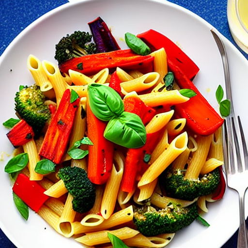 Vegan Roasted Vegetable Pasta