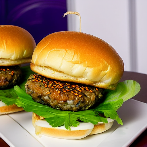 Daikon Radish Burger