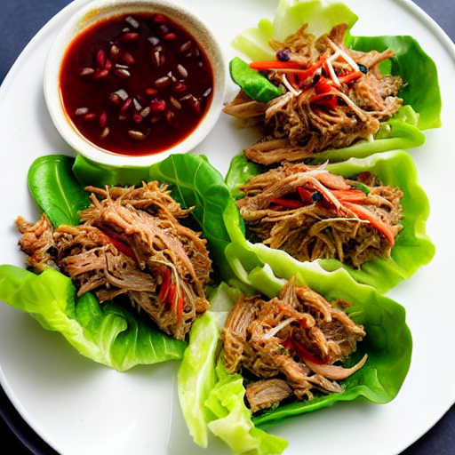 Pulled Pork Lettuce Wraps