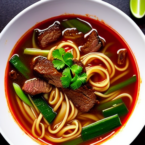 Spicy Beef Noodle Soup