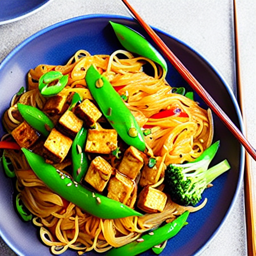 Noodle Stir-Fry with Tofu