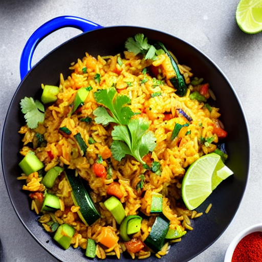 Arroz con Calabacitas