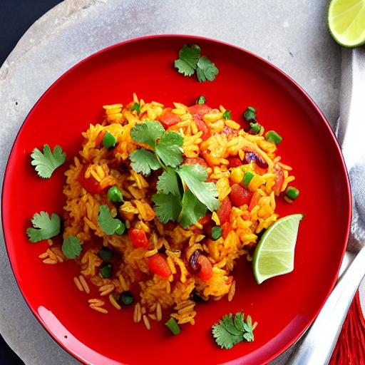 Arroz con Chiles Rojos