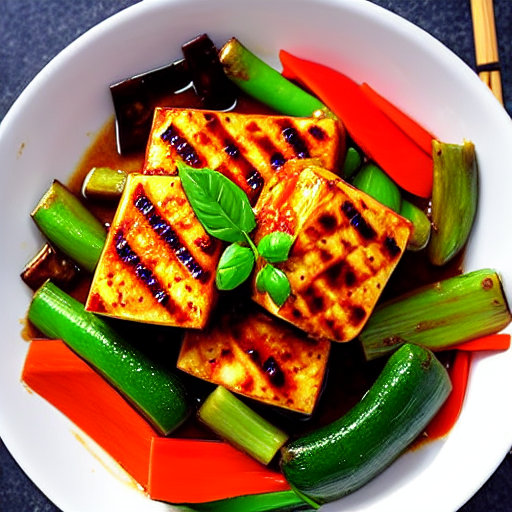 Sichuan Spicy Tofu and Vegetables