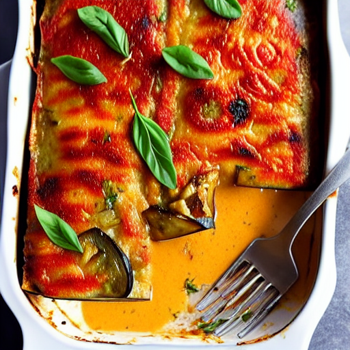 Keto Chicken and Eggplant Bake