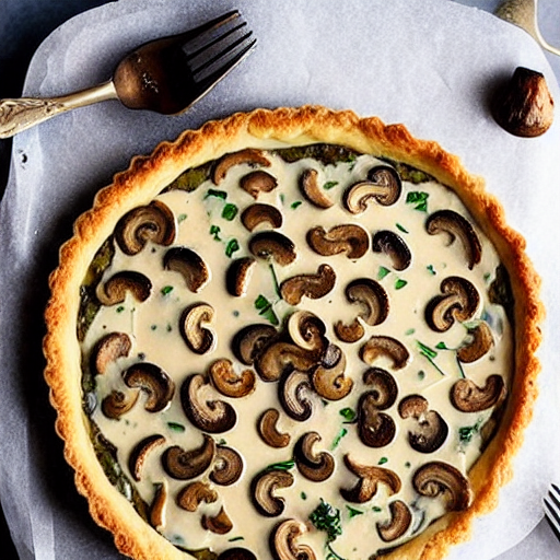 Creamy Mushroom Tart