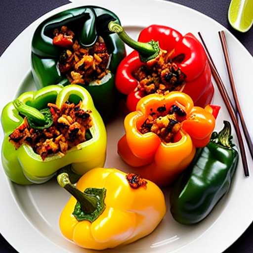 Vegetarian Stuffed Peppers
