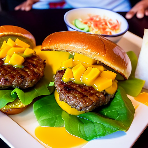 Khao Niew Mamuang Burger