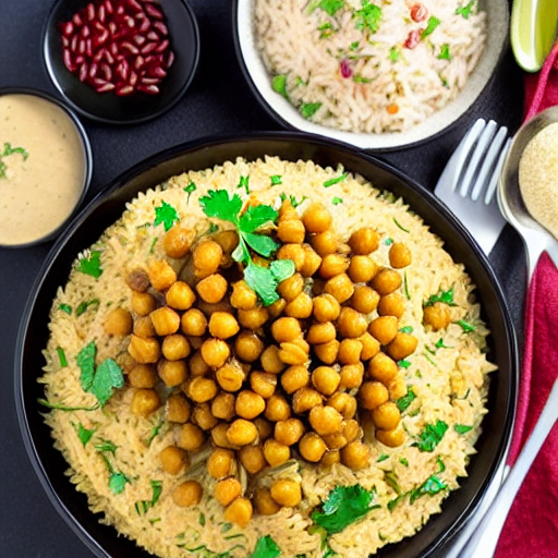 Riz bil Hummus
