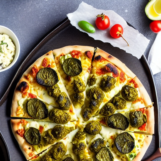 Keto Dolmades Pizza