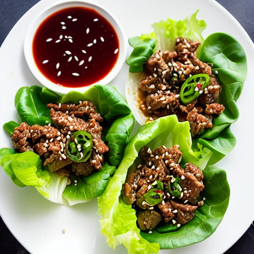 Keto Bulgogi Lettuce Wraps