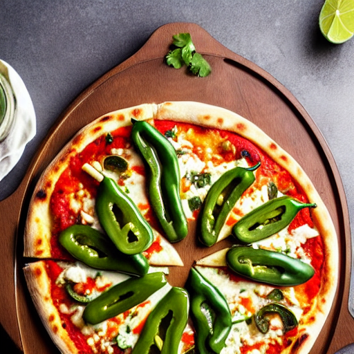 Pizza de Rajas Poblanas