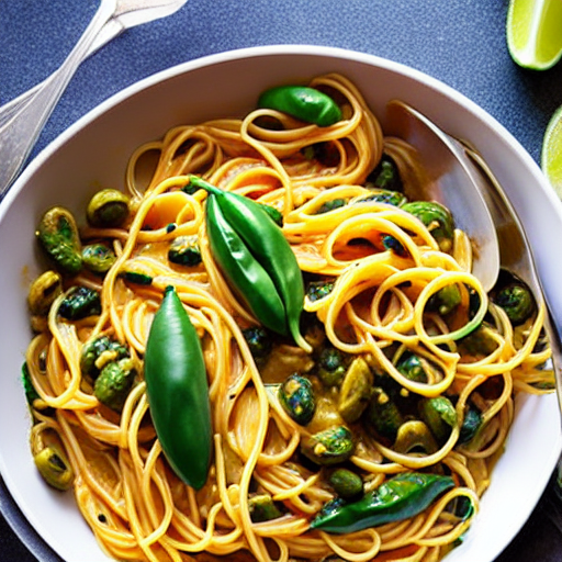 Pasta con Poblano