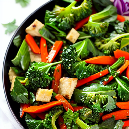 Dandelion Greens Stir-fry