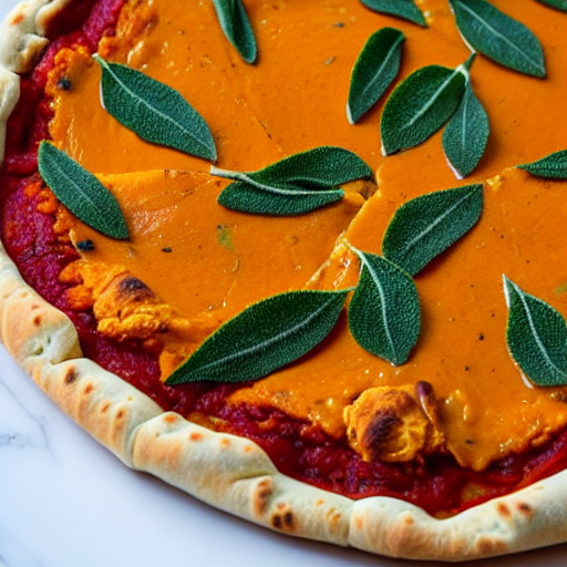 Pumpkin and Sage Pizza