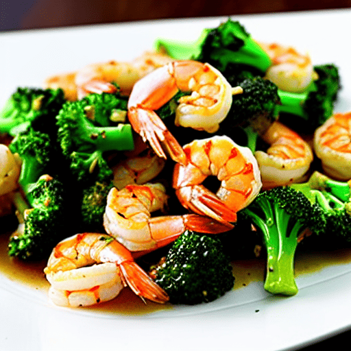 Garlic Shrimp and Broccoli