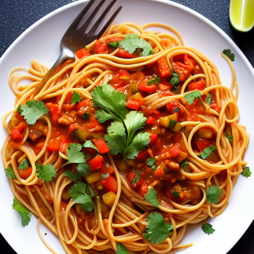Pasta con Salsa de Chipotle