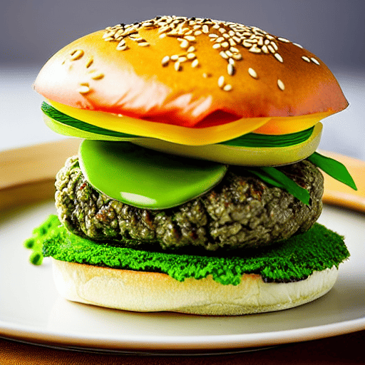 Matcha Green Tea Burger