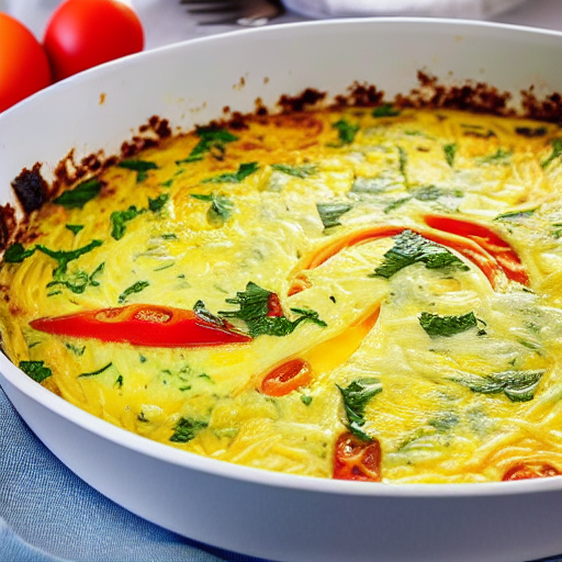 Egg Noodle Frittata
