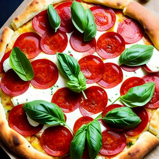 Halal Caprese Pizza