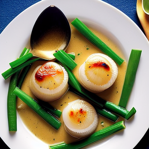 Steamed Scallops with Garlic