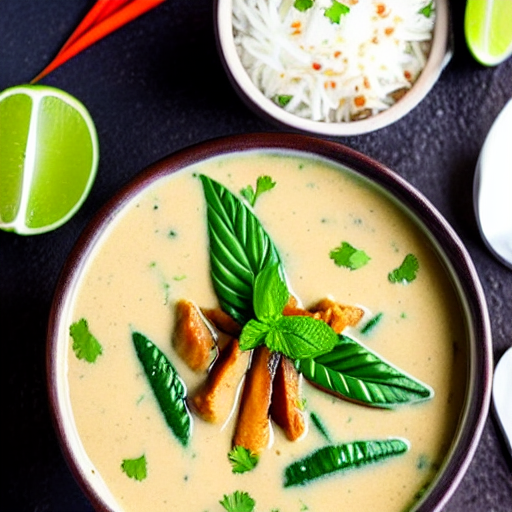 Keto Thai Coconut Soup