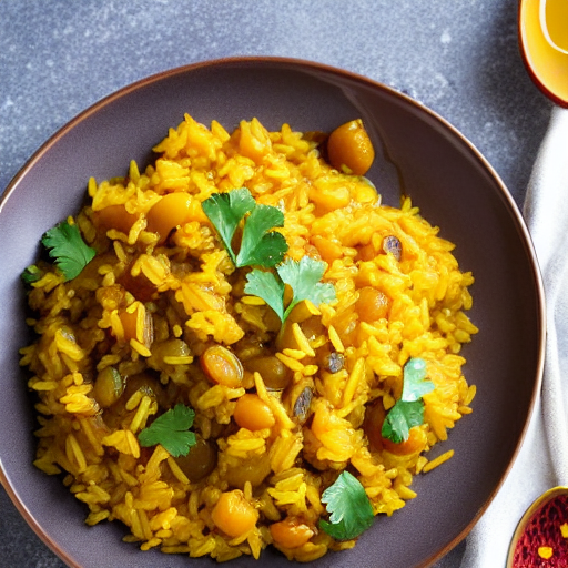 Arroz com Açafrão