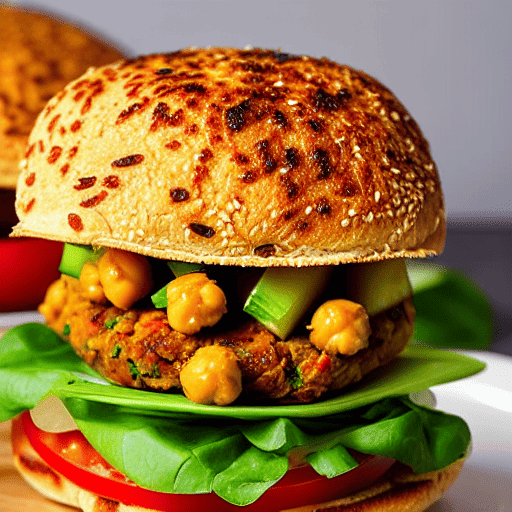 Massaman Chickpea Burger